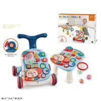 Ігровий центр 2в1 Каталка-ходунки-штовхач N6038B "Перші кроки" музичні**