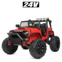 Дитячий двомісний електромобіль машина джип квадроцикл баггі M 4553EBLR-3(24V) червоний**