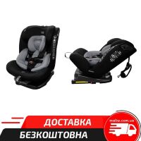 Автокрісло CARRELLO Unity CRL-17010 Accord Grey i-Size 40-150см ISOFIX з поворотом сіре