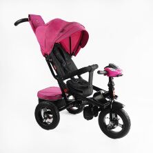 Дитячий триколісний велосипед-коляска Best Trike 6088 F–701-16 зі складним кермом, фара музична, пульт
