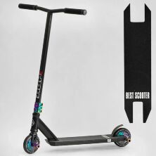 Трюковий двоколісний самокат Best Scooter N-18013 "HOP" з ПЕГАМ/HIC-система Алюмінієвий диск і дека