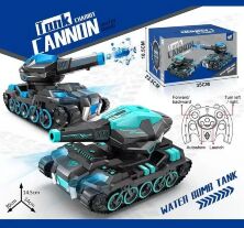 Танк на радіо-керуванні р/к 2019-16 A Танк на акумуляторі 3.7V з підсвічуванням / стріляє орбізами / 2 кольори
