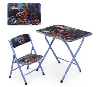 Дитячий столик зі стільчиком Bambi A19-BLSP Spider Man складаний**