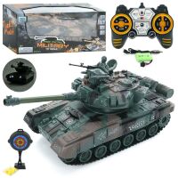 Бойовий Танк на гусеницях на радіо-керуванні WL-303B зі світлом, стріляє кульками, мішень / на акумуляторі