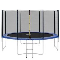 Спортивний батут Profi MS 0822 діаметр 366 см c сіткою і сходами на пружинах**