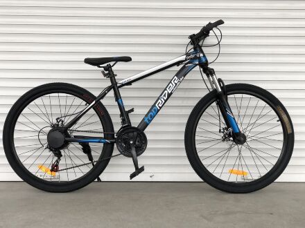 Велосипед спортивний TopRider 611 колеса 24 дюймів / Shimano / сталева рама / колір синій