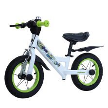 Алюмінієвий беговел велобіг від дитячий BALANCE TILLY 12 Animate T-212526 Green на надувних колесах 12д зелений