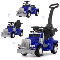 Дитячий одномісний електромобіль Толокар Каталка Вантажівка BAMBI M 4110R-4 синій**