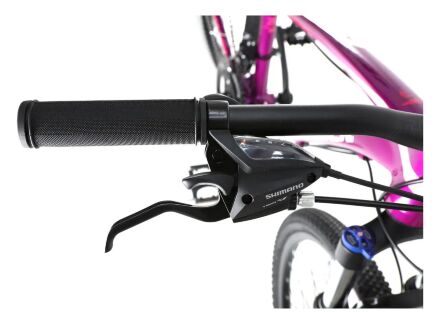 Спортивний Гірський алюмінієвий велосипед 24д Crosser P6-2 з дисковими гальмами Shimano/для дівчаток Білий