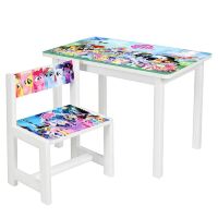 Дитячий стіл з двома стільчиками Bambi BSM1-M02 Поні**