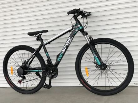 Велосипед гірський спортивний S200 HAMMER колеса 29 дюймів рама алюміній чорно-синій