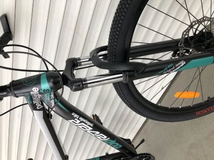 Велосипед гірський спортивний S200 HAMMER колеса 29 дюймів рама алюміній чорно-синій