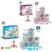 Будиночок для ляльок 556-49A-78A ляльковий будинок з лялькою та аксесуарами (підсвічування) 2 види