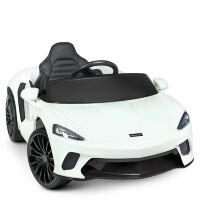 Дитячий одномісний електромобіль Легкова Машина McLaren M 4638EBLR-1 з шкіряним сидінням. Білий**
