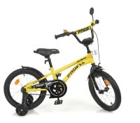 Велосипед дитячий двоколісний PROFI Y16214-1 Shark 16 дюймів жовтий**