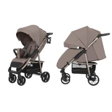 Прогулянкова дитяча коляска CARRELLO Echo CRL-8508 Camel Beige з дощовиком/бежева