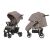 Прогулянкова дитяча коляска CARRELLO Echo CRL-8508 Camel Beige з дощовиком/бежева