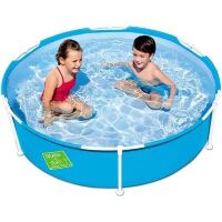 Дитячий каркасний круглий наливний басейн BESTWAY 56283 діаметр 152 см/висота 38 см/об'єм 580 л
