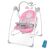 Дитячий електрокачель-шезлонг El Camino ME 1028 SENSA Circles Circles Pink Рожева ДЛЯ ДІВЧИНКИ