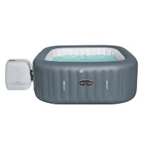 Надувний сімейний квадратний басейн-Джакузі (180-71 см) з підігрівом і гідромасажем BESTWAY 60031