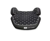 Дитяче автокрісло-бустер Lorelli (Bertoni) Safety Junior Fix An Black Crown від 3 до 12 років (15-36 кг) чорний