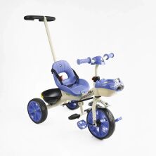 Дитячий триколісний велосипед "Best Trike" BS-70362 з батьківською ручкою українське озвучування фіолетовий