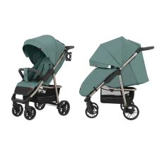 Прогулянкова дитяча коляска CARRELLO Echo CRL-8508 Emerald Green з дощовиком / зелена