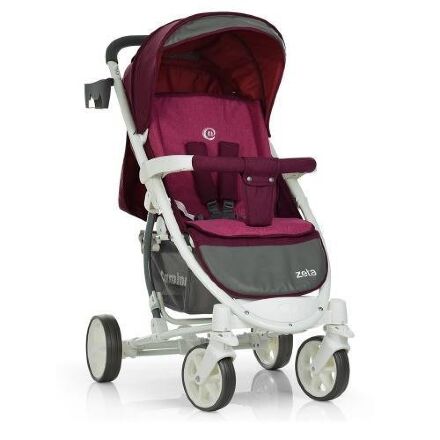 Дитяча коляска EL CAMINO ME 1011L ZETA BURGUNDY RED