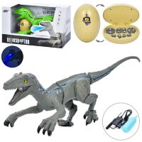 Інтерактивний динозавр на радіокеруванні K26 з парогенератором, звуковими та світловими ефектами.Салатовий