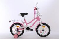 Двоколісний дитячий велосипед PROFI 12 дюймів XD1291 Star рожевий **