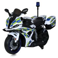Дитячий електромотоцикл M 5767EL-1-2 BMW Електромобіль мотоцикл зі шкіряним сидінням, MP3 USB, "Поліція"