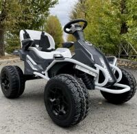 Детский электрокарт M 6029EBLR-1(24V) с пультом управления, 4 мотора белый