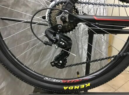 Спортивний гірський велосипед Crosser SPORT колеса 26 дюймів алюмінієва рама Чорно-Синій