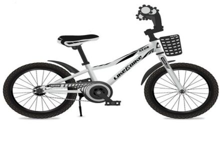 Дитячий двоколісний велосипед колеса 18 дюймів Like2bike Neos 201808 рама сталь срібло
