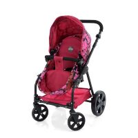 Коляска дитяча для ляльок HAUCK D-89450 демісезонна прогулянкова з багажної кошиком рожева