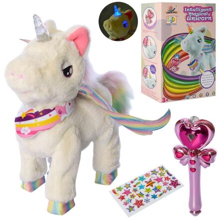 Интерактивное животное Мягкая игрушка Собачка с нарядом "Топик Гарнюня" M 3919 UA музыкальная/лапки на магните