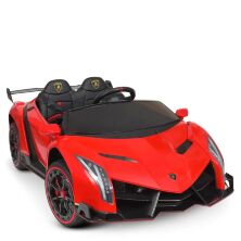 Дитячий двомісний електромобіль легкова спортивна машина Lamborghini 4WD M 4298EBLR-3 червоний **