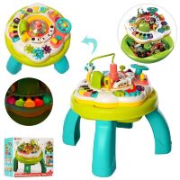 Розвиваючий музичний дитячий ігровий центр 2в1 FS-35388 СТОЛИК + ПІДВІСКА НА ЛІЖЕЧКО**