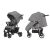 Прогулянкова дитяча коляска CARRELLO Echo CRL-8508 Rhino Gray з дощовиком/сіра