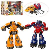 Робот-трансформер KD-8813 музика звук, світло їздить крутиться на радіокеруванні акумулятор**