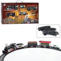 Залізниця зі станцією YY-127EN з димом звуком та світлом / Працює від батарейок