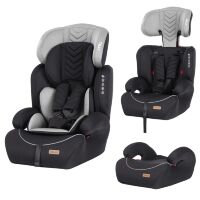 Дитяче автокрісло з бустером та регульованим підголовником TILLY Consul T-531/3 Grey група 1,2,3 / сіре