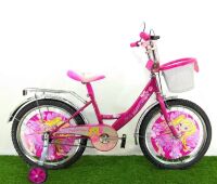 Дитячий двоколісний велосипед Mustang Принцеса 20 дюймів рожевий з кошиком