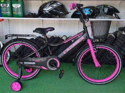 Дитячий двоколісний велосипед Crosser Rocky рожевий 20 дюймів**