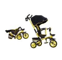 Велосипед коляска дитячий триколісний TILLY FLIP T-390 жовтий