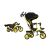 Велосипед коляска дитячий триколісний TILLY FLIP T-390 жовтий