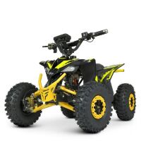 Дитячий електро квадроцикл HB-EATV08-350-6 на надувних колесах жовтий