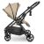 Універсальна дитяча коляска 2в1 EL CAMINO ME 1085 SAGA Denim Beige з прогулянковим блоком і люлькою Бежева