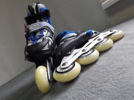 Ролики дитячі сині A 4026 розмір S (31-34)