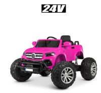 Дитячий електромобіль MERCEDES M 4786EBLR-8(24V)  рожевий**